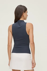 Sculpt Mock Neck Tank Top