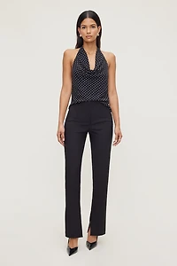 Polka Dot Halter Blouse