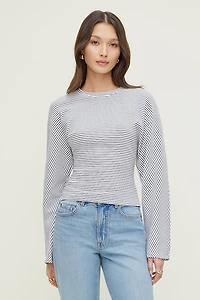Striped Dolman Heavy Cotton Top