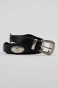 Western Concho Strap Belt