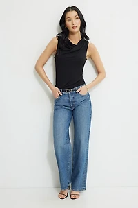 Camisole drapée en jersey