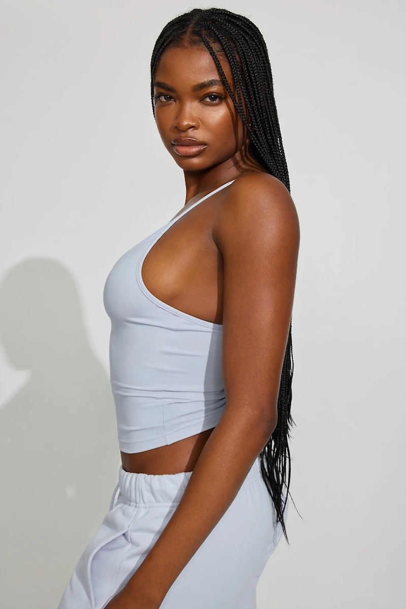 Camisole à col en V plongeant Sleek
