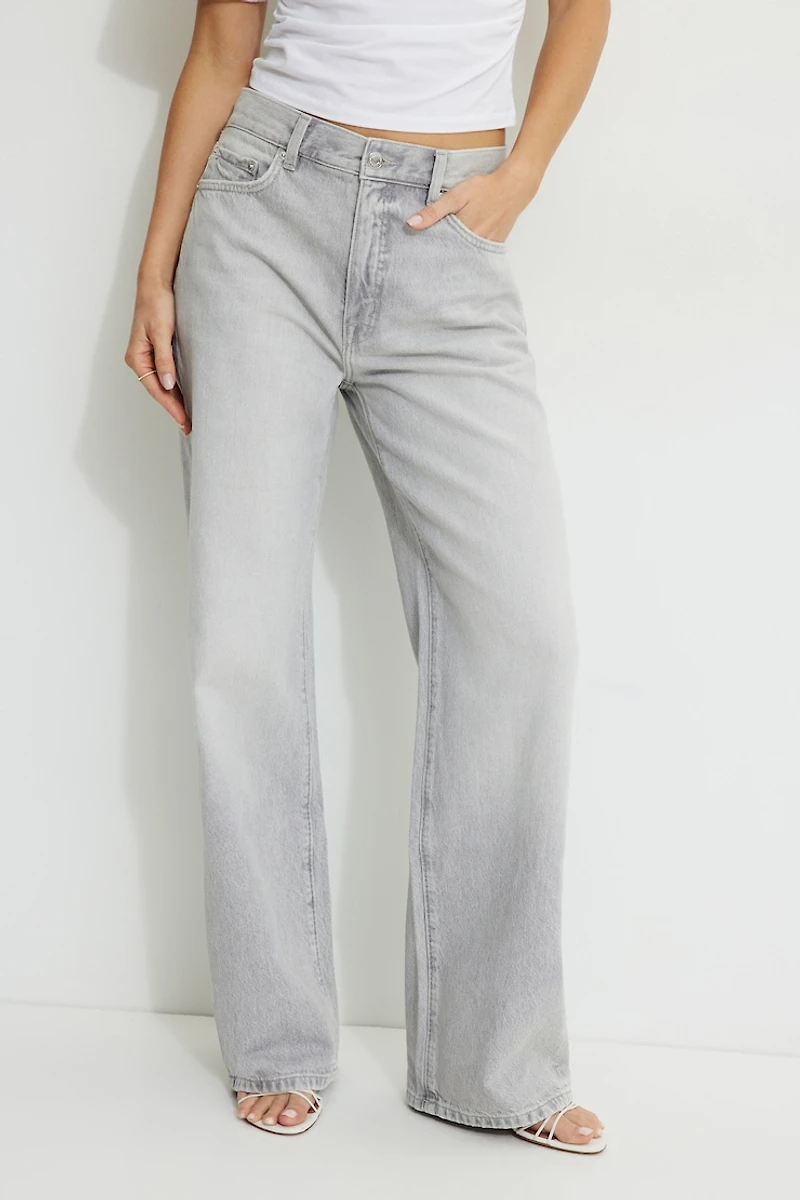Sydney Mid Rise Baggy Fit Jeans
