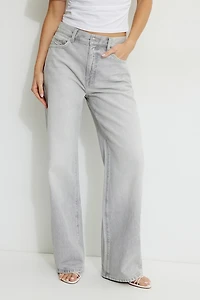 Sydney Mid Rise Baggy Fit Jeans