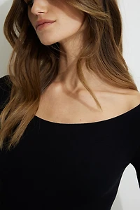 Justaucorps à manches trois-quarts