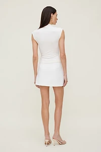 Sculpt Shirred T Shirt