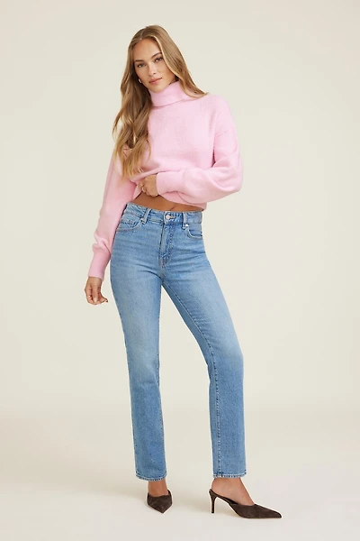Ellora Crop Turtleneck Sweater
