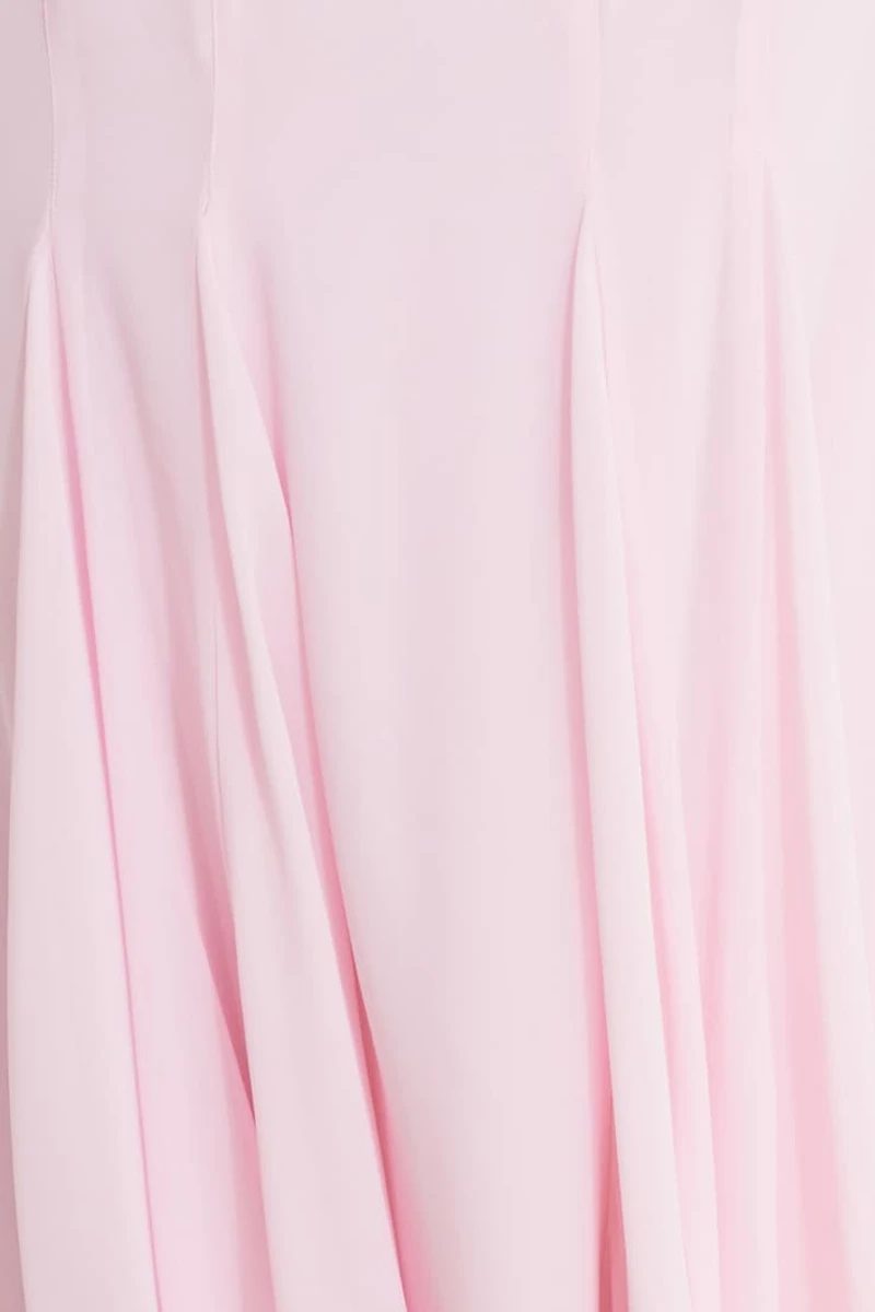 Scoop Neck Mermaid Maxi Dress