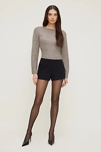 Short A coupe en et taille ultrahaute