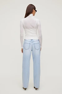 Mika Mid Rise Relaxed Straight Leg Jeans