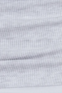 Ribbed Double Layer T-Shirt