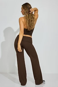 StretchTerry Foldover Pants