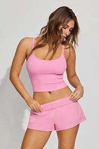 Ribbed Scoop Cami Top