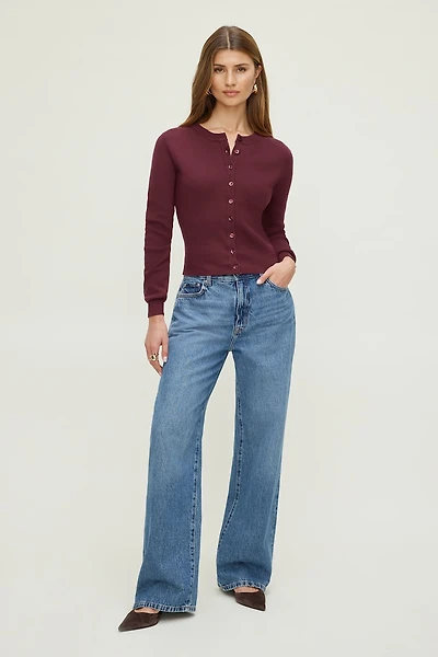 Rebecca Crewneck Cardigan