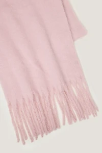 Foulard surdimensionné avec franges