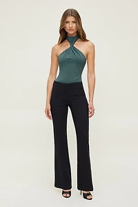 Sculpt Twist Halter Bodysuit
