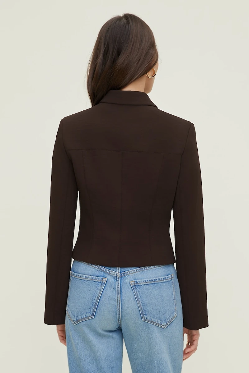 Veston court fluide Charlotte