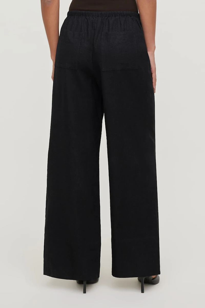 Leo Linen Wide Leg Pants