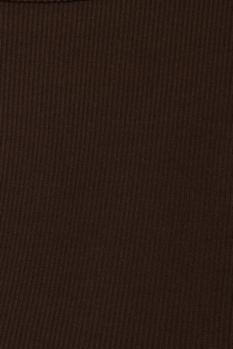 Mini Ribbed Button Down Cami Top