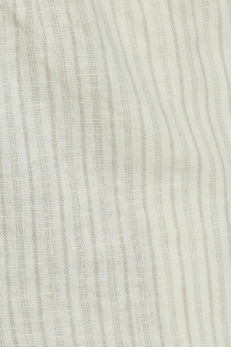 Clean Linen Mini Shorts