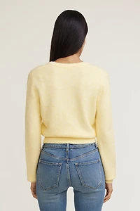 Cardigan à col rond Rebecca