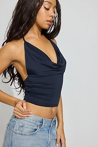 Cowl Halter Top
