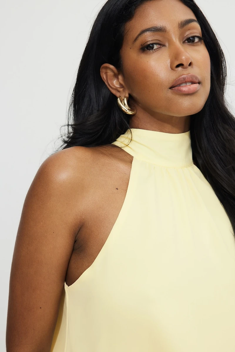 Bubble Halter Blouse