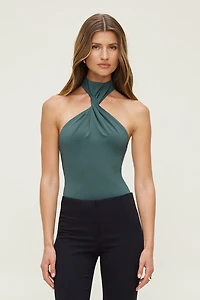 Sculpt Twist Halter Bodysuit