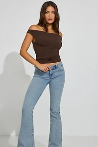 Clean Off Shoulder Top