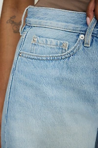 Short en denim décontracté à taille mi-haute Miles