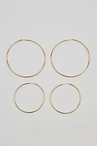 2 Pack Basic Super Skinny Hoops