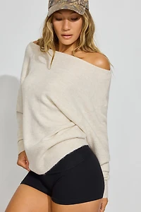 Rory Relaxed Off Shoulder Sweater