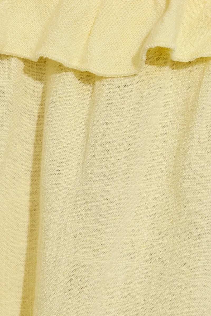 Cami à basque et lanières