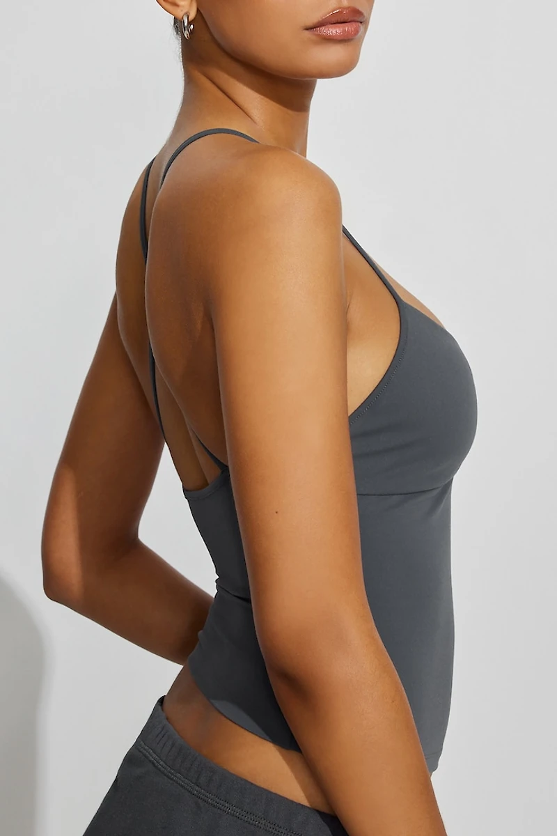 Sleek Underbust Crossback Cami Top