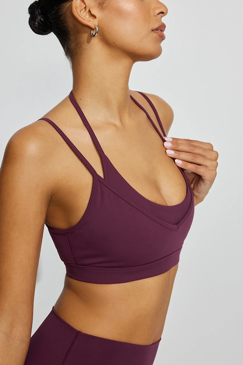 Active Layered Halter Bra