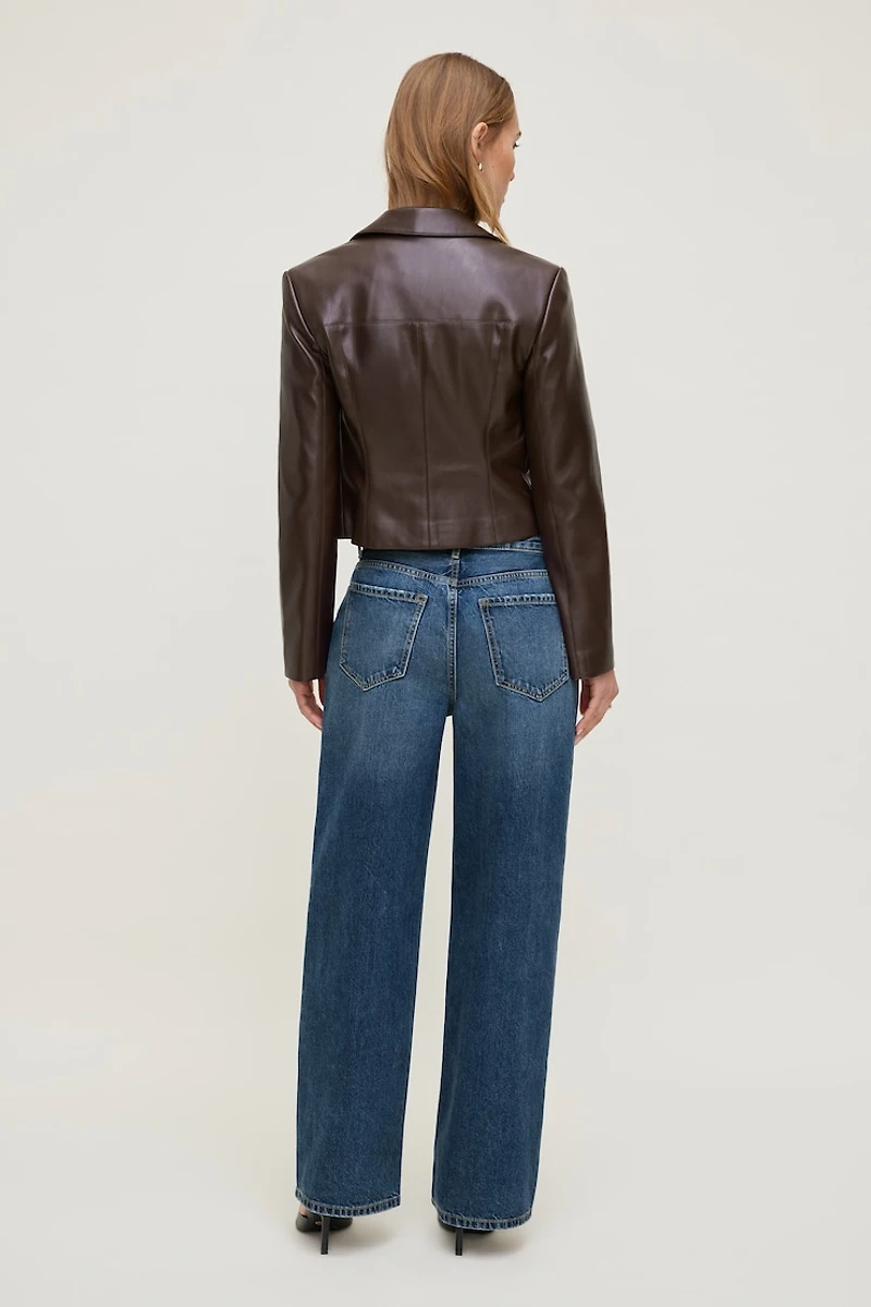 Rowan Mid Rise Baggy Wide Leg Jeans