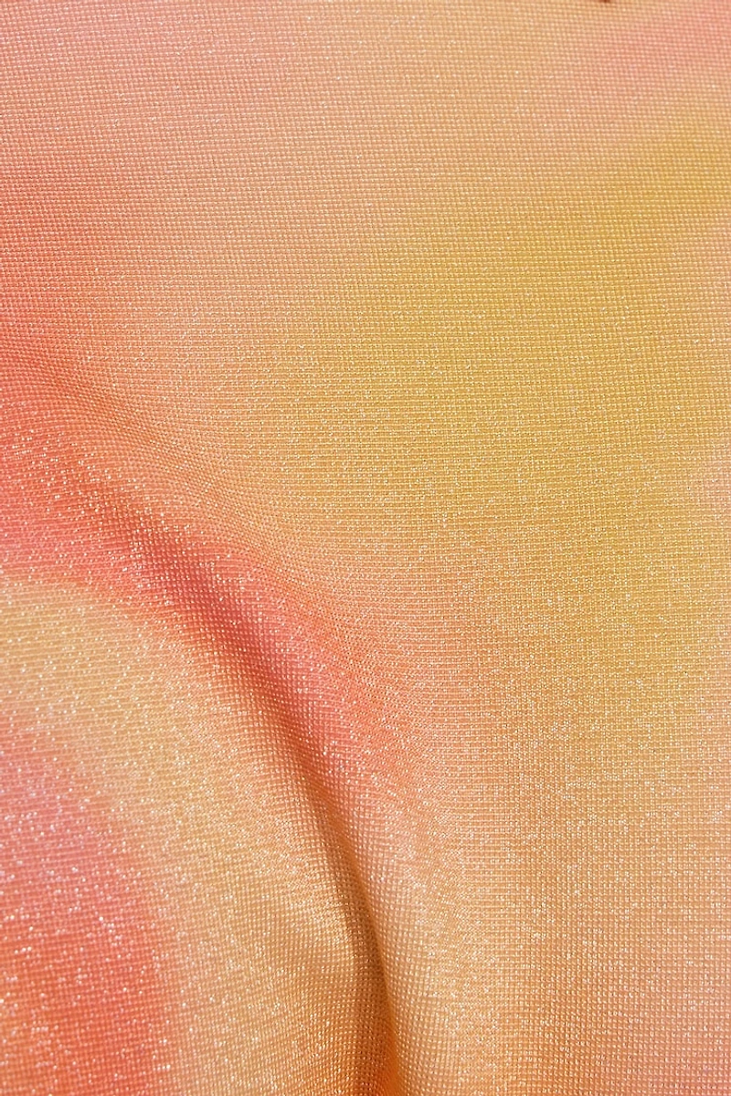 Bas de bikini brésilien métallique avec cordons sur le côté