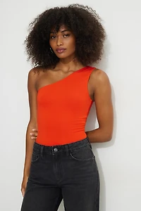Single Shoulder Jersey Bodysuit