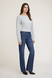 Juliet Cinched Boat Neck Sweater
