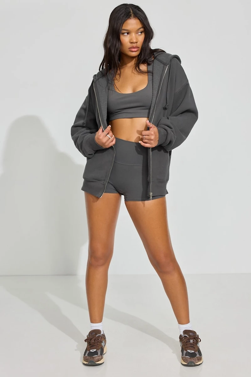 SoftTerry Oversized Zip-Up Hoodie