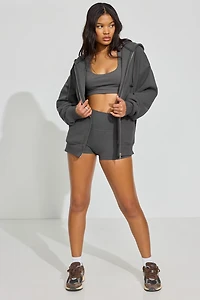 SoftTerry Oversized Zip-Up Hoodie