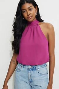 Bubble Halter Blouse