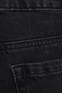 Ultra Low Rise Relaxed Denim Shorts