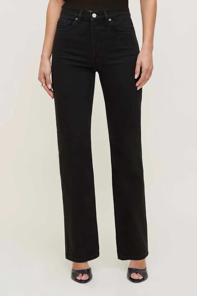 Olivia Comfort High Rise Straight Leg Jeans