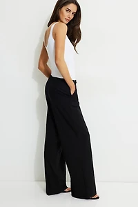 Drawstring Wide Leg Pants