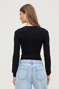 Rebecca Crewneck Cardigan