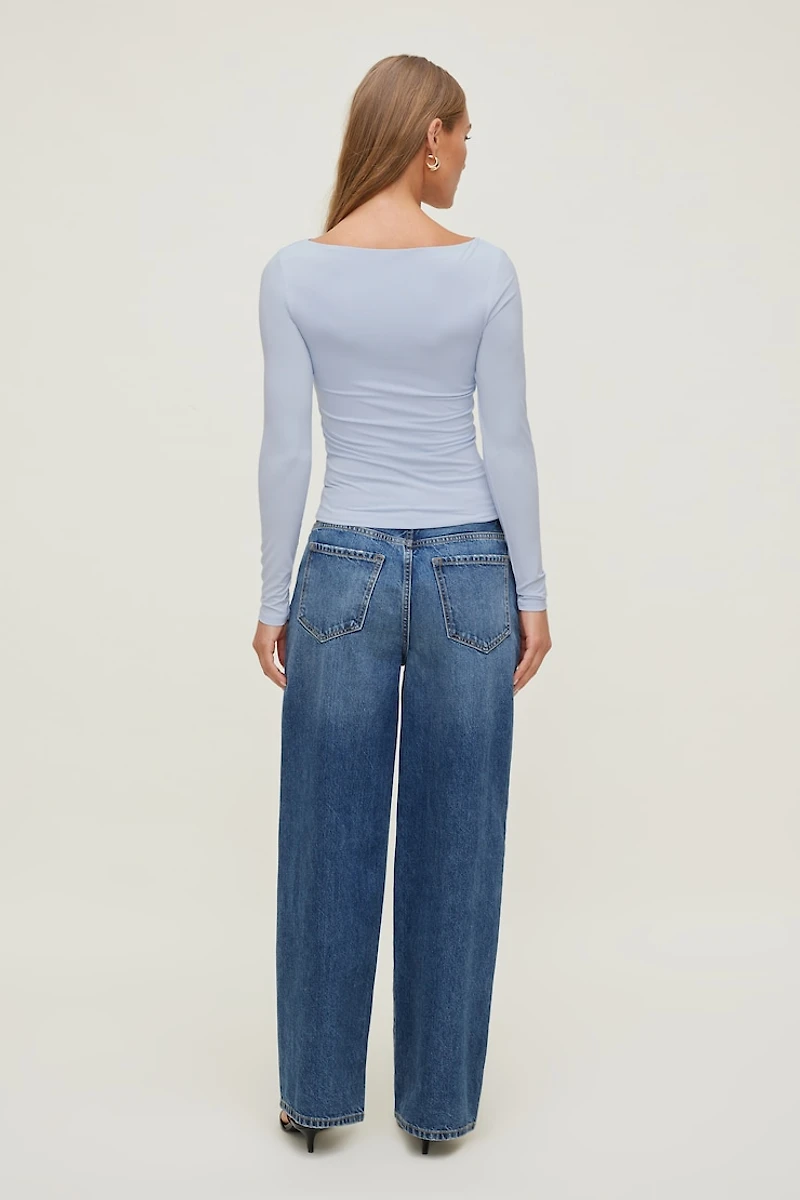 Nola Sculpt Long Sleeve Top