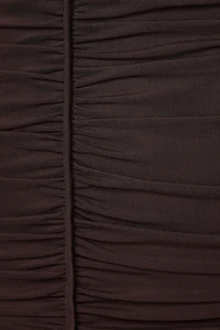 Minirobe ruchée en maille