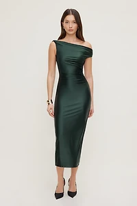 Jayde Stretch Satin Maxi Dress