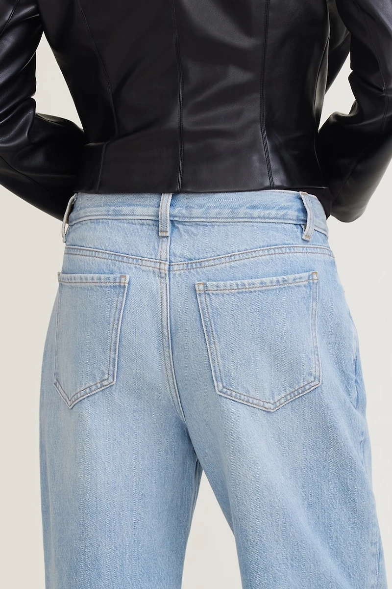 Sydney Mid Rise Baggy Fit Jeans